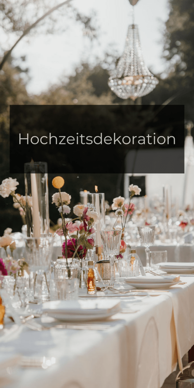 Hochzeitsdekoration Frankfurt